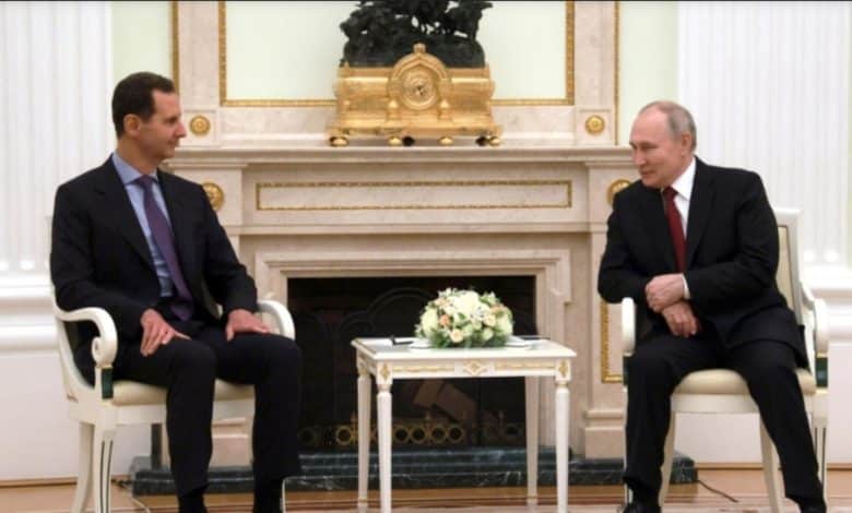 بوتين وبشار الأسد