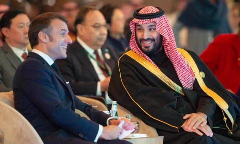 ماكرون ومحمد بن سلمان