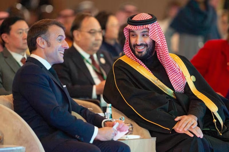 ماكرون ومحمد بن سلمان