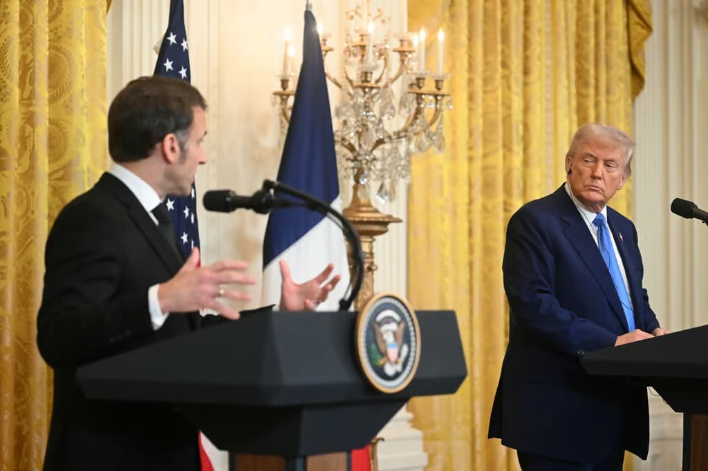 ترامب و ماكرون