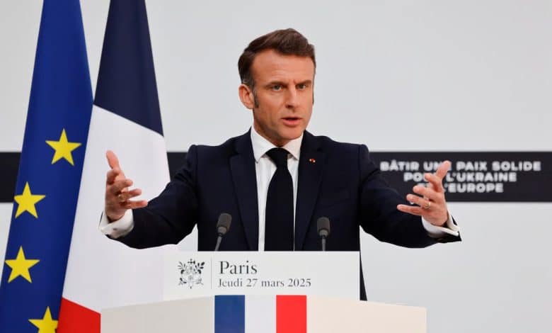 الرئيس الفرنسي إيمانويل ماكرون