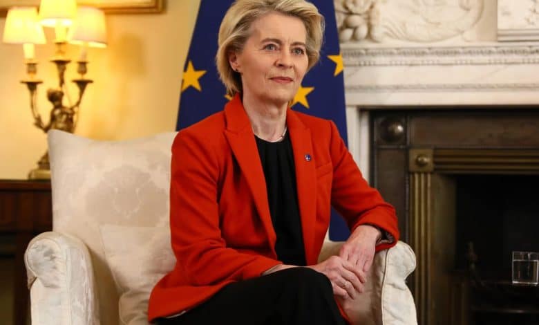 رئيسة المفوضية الأوروبية أورسولا فون دير لاين