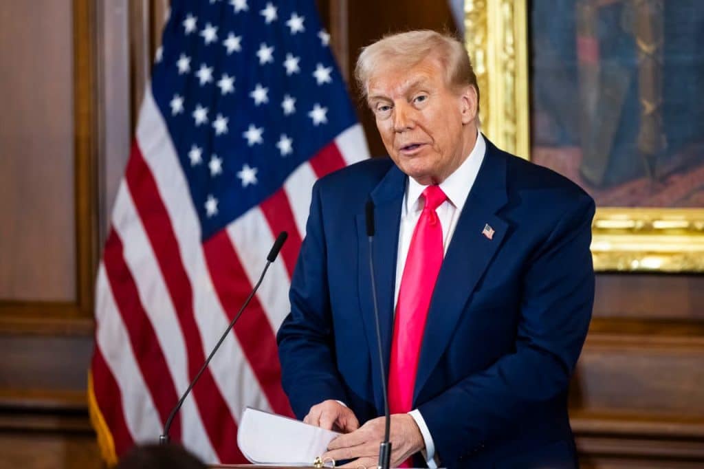 الرئيس الأمريكي دونالد ترامب