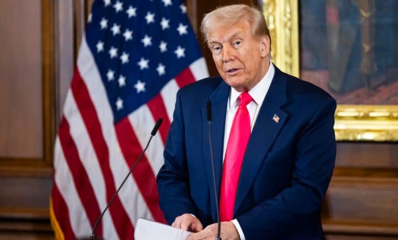 الرئيس الأمريكي دونالد ترامب