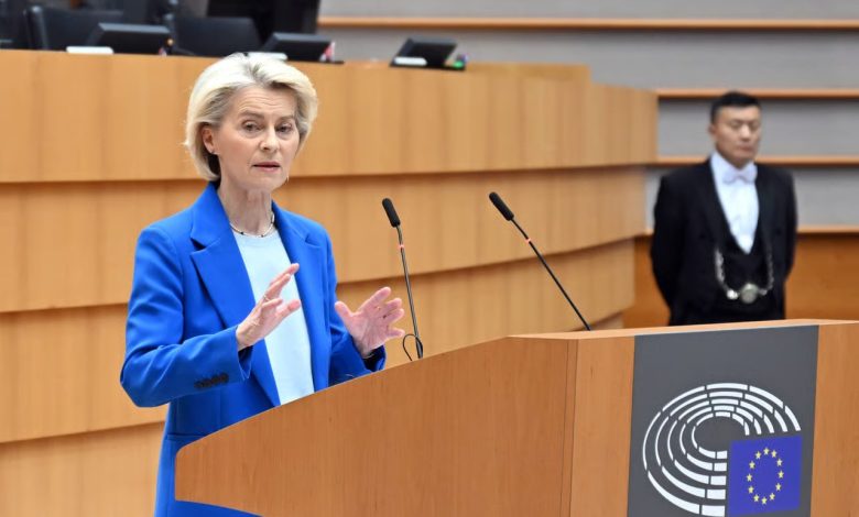 رئيسة المفوضية الأوروبية، أورسولا فون دير لاين