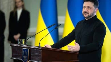 الرئيس الأوكراني فولوديمير زيلينسكي