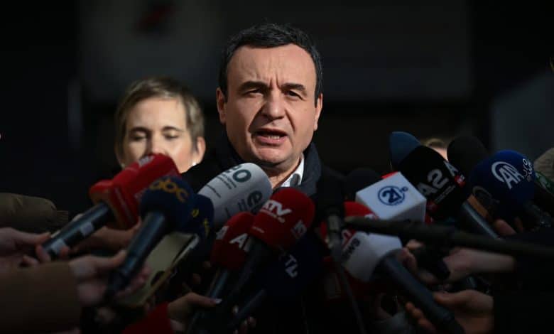 رئيس الوزراء المؤقت ألبين كورتي