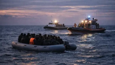إنقاذ 19 مهاجراً قبالة سواحل بلجيكا بعد تعطل قاربهم أثناء محاولتهم العبور نحو بريطانيا