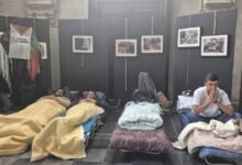 إضراب جوع في بروكسل للمطالبة بإنقاذ عائلات فلسطينية عالقة بغزة