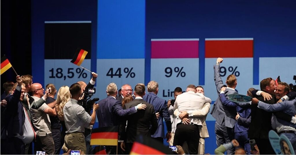 فوز تاريخي لحزب البديل في ساكسونيا أنهالت بـ44% من الأصوات