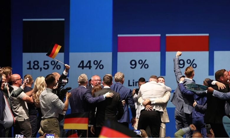 فوز تاريخي لحزب البديل في ساكسونيا أنهالت بـ44% من الأصوات