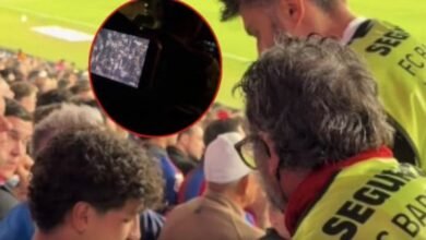 مشجع سلوفاكي يُخرج من الكامب نو بعد احتفال بمبابي ودفع 5600 يورو